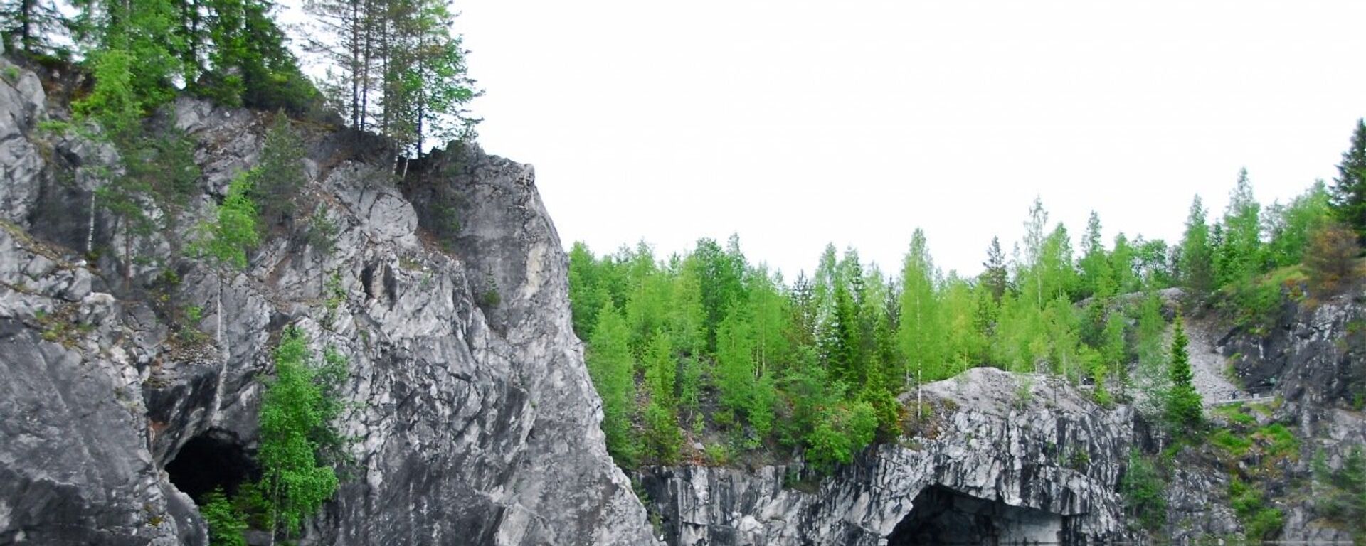 A former marble quarry in the mountain park Ruskeala in Karelia, 2010. - Sputnik International, 1920, 08.11.2022