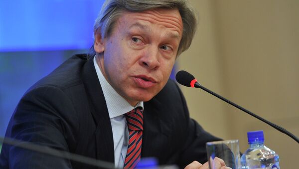 Alexei Pushkov heads the Russian lower parliamentary house’s foreign affairs committee. - Sputnik International