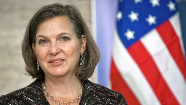 US Assistant Secretary of State Victoria Nuland's visit to Kiev came ahead of parliamentary elections in Ukraine. - Sputnik International