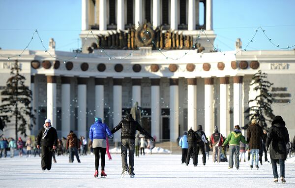 Moscow's VDNKh is set to build what will be the largest skating rink in Europe, all part of the revitalization campaign launched earlier this year by Moscow Mayor Sergei Sobyanin. - Sputnik International