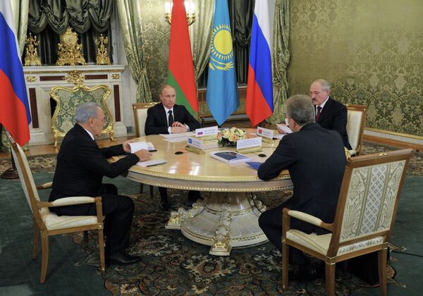 Meeting of the EurAsEC member-states in Moscow, Russia on December 19, 2012. - Sputnik International