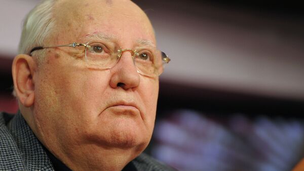 Former Soviet President Mikhail Gorbachev has acknowledged that he is in hospital. - Sputnik International