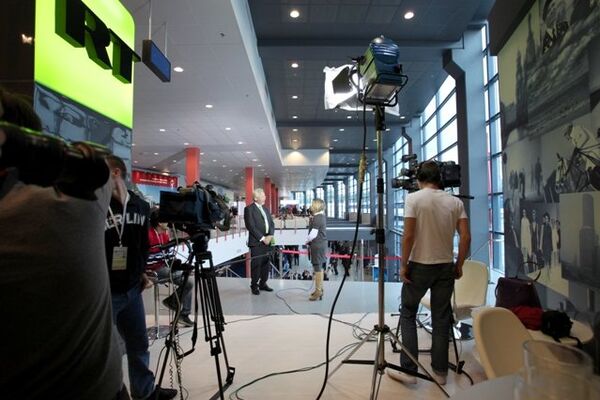 In an RT studio In an RT studio - Sputnik International