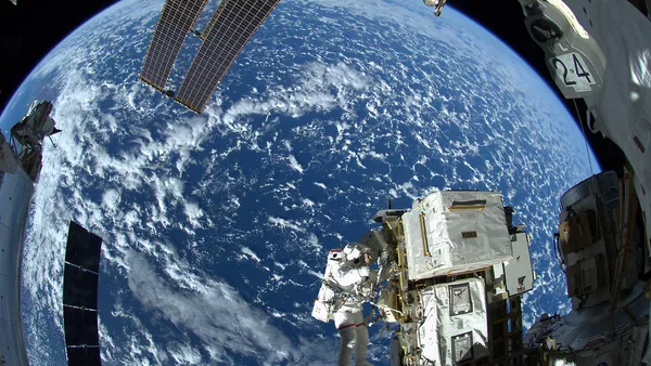 Two Russian cosmonauts have finished their spacewalk outside the International Space Station (ISS), completing all the necessary work earlier than planned. - Sputnik International