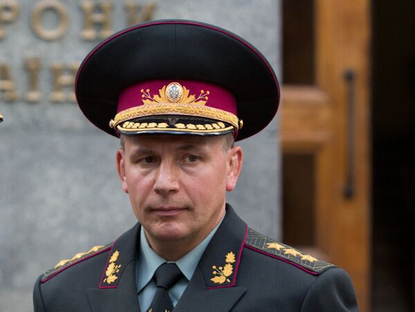 Ukraine's Defense Minister Valeriy Heletei - Sputnik International