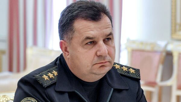 Ukrainian Defense Minister Stepan Poltorak - Sputnik International