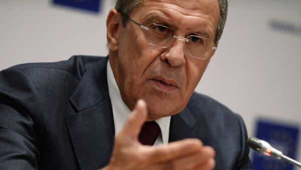 Sergei Lavrov said that despite ti crisis in relations Russia had no plans to close either its permanent mission to NATO or the NATO Information Office in Moscow. - Sputnik International