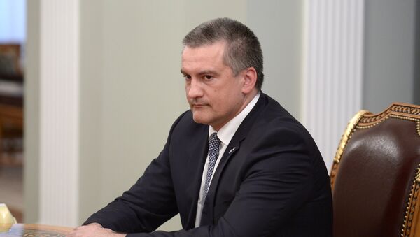Crimean head Sergei Aksenov - Sputnik International