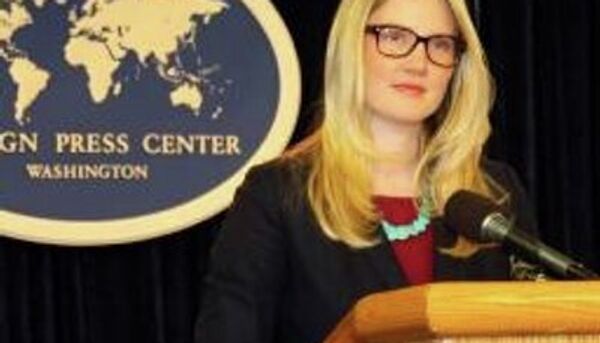 US Department of State spokesperson Marie Harf says the Congress plays an important role in the decision making process to reach an agreement with Iran on its nuclear program. - Sputnik International