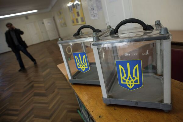 The largest number of foreign polling stations have been set up in Russia, Germany, the United States, Poland and Italy. Up for grabs are 424 seats in the 450-seat unicameral parliament, known as the Verkhovna Rada. - Sputnik International